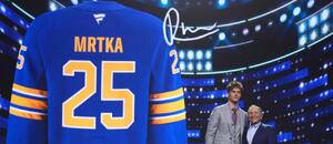 Draft NHL 2025, Radima Mrtku si jako 9. v pořadí vybralo Buffalo