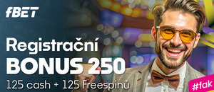 Bonus fBET pro nové sázkaře 250 Kč - jak ho získat? Bonus fBET pro nové sázkaře 250 Kč - jak ho získat?
