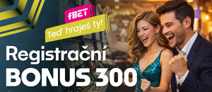 fBET bonus za registraci 300 Kč