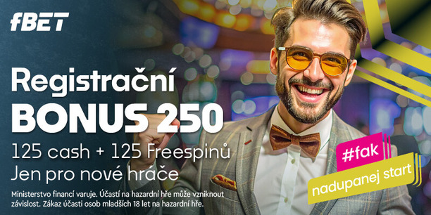 Bonus fBET pro nové sázkaře 250 Kč - jak ho získat?