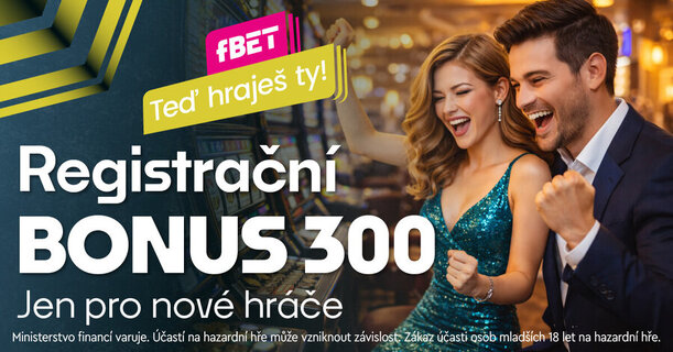 fBET bonus za registraci 300&nbsp;Kč