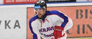 Olomoucký bek David Škůrek během přátelského utkání proti Vítkovicím