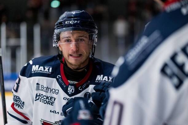 Útočník Jakub Vrána v dresu Linköpingu