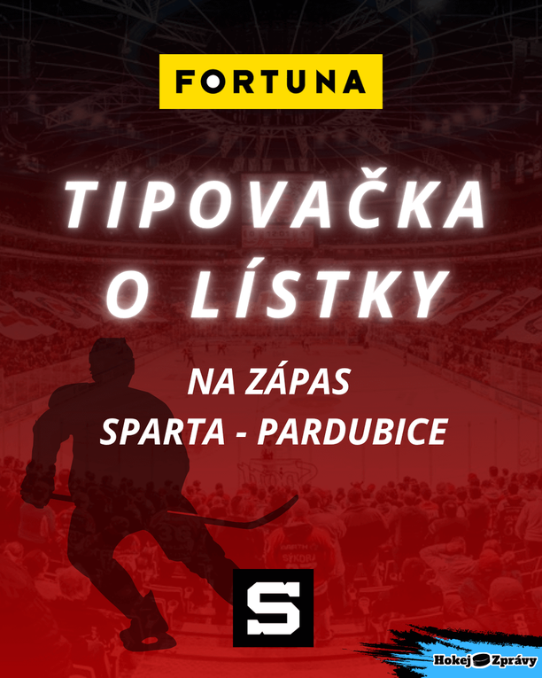 Soutěž o vstupenky zdarma: Vyhrajte lístky na hokej HC Sparta vs. Dynamo Pardubice (10. 10. 2025)