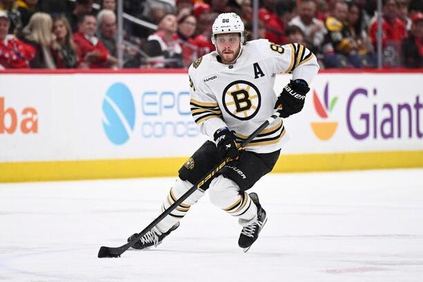 Český útočník Bostonu Bruins David Pastrňák