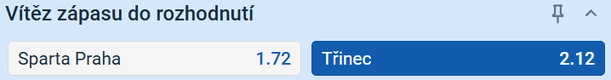 Tip na hokej Sparta vs. Třinec v Tipsport ELH