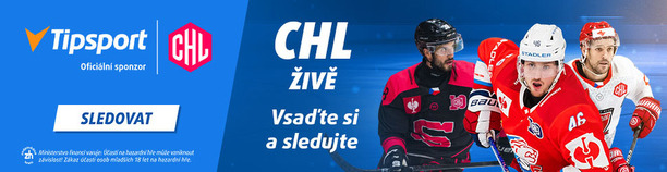 CHL živě: Vsaďte si a sledujte Ligu mistrů v hokeji na TV Tipsport