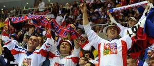Fanoušci české hokejové reprezentace se radují