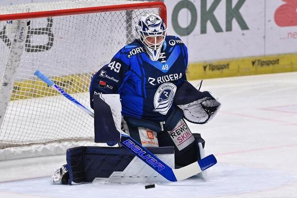 Brankář Vítkovic Dominik Hrachovina byl vyhlášen jako hlavní hvězda 11. týdne v extralize 25/26