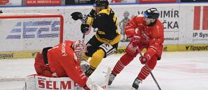 Hokejový zápas Olomouc vs. Litvínov v sezóně Tipsport ELH 2025-26. Oba týmy proti sobě nastoupí i v dnešním 32. kole.