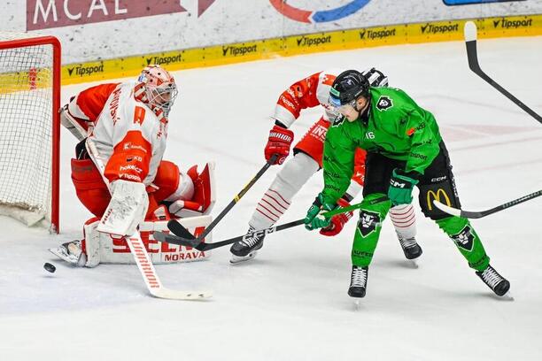 Momentka z&nbsp;posledního vzájemného utkání Mladé Boleslavi s&nbsp;Olomoucí v&nbsp;Tipsport extralize