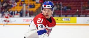 Jiří Klíma v zápase proti Finsku