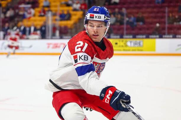 Jiří Klíma v&nbsp;zápase proti Finsku