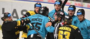 Potyčka mezi hráči Litvínova a Karlových Varů