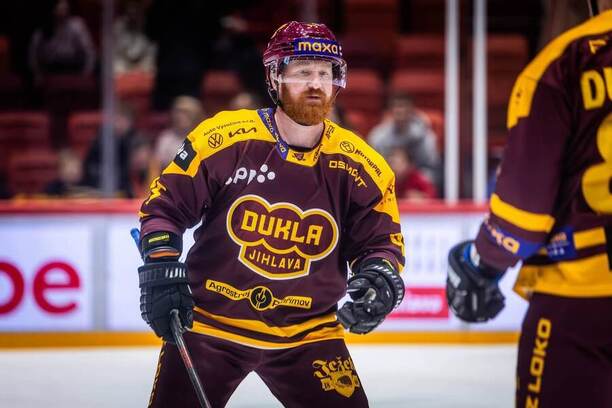 Na snímku jihlavský obránce Vlastimil Bilčík