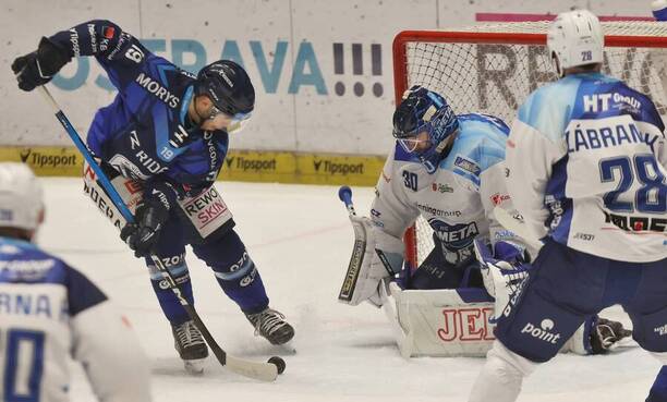 Součástí 43. extraligového kola je souboj Vítkovic s Kometou