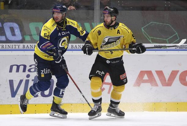 Michal Gago (Zín) a&nbsp;Martin Rohan (Sokolov) v&nbsp;posledním vzájemném duelu