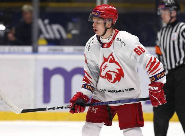 Matěj Kubiesa v&nbsp;dresu Frýdku-Místku