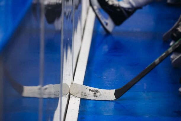 Fotka z&nbsp;hokejového prostředí