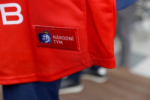 Znak Českého hokeje na reprezentačním dresu
