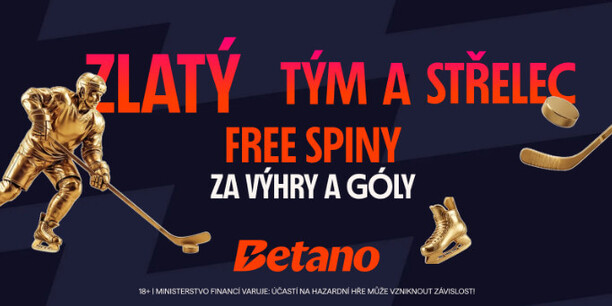 Zlatý střelec a&nbsp;zlatý tým: Odměny od Betana pro hokejové fanoušky