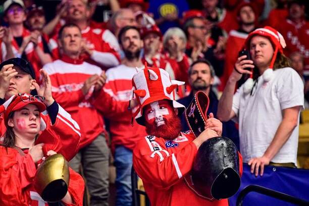 Švýcarští hokejoví fanoušci