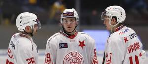 Hokejisté pražské Slavie v utkání Maxa ligy proti Zlínu