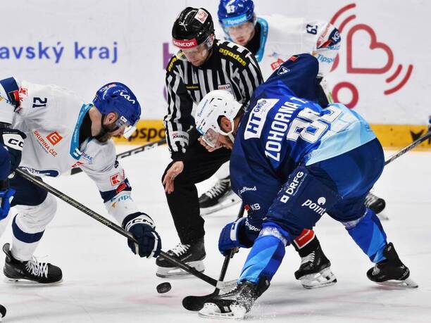 Samuel Vigneault vyhrává buly proti Hynku Zohornovi