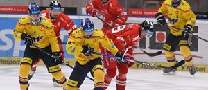 Filip Přikryl, Jan Káňa, Martin Beránek a Lukáš Nahodil v zápase Olomouc – České Budějovice