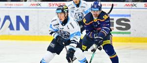 Tomáš Galvas a Martin Beránek v posledním zápase mezi Motorem a Bílými Tygry