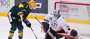 Vsetínský forvard Petr Straka při úspěšném zakončení