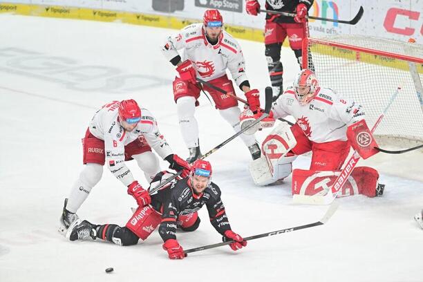 David Musil, Kevin Klíma, Richard Nedomlel, Marek Mazanec ve čtvrtfinále mezi Hradcem a&nbsp;Třincem