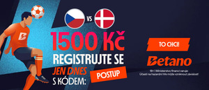 Free bet 1 500 Kč za registraci u Betana: Speciální nabídka pro úterý 31. března 2026
