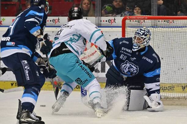 Brankář Petr Kváča byl jedním z&nbsp;hlavních hrdinů úterního zápasu mezi Karlovými Vary a&nbsp;Libercem