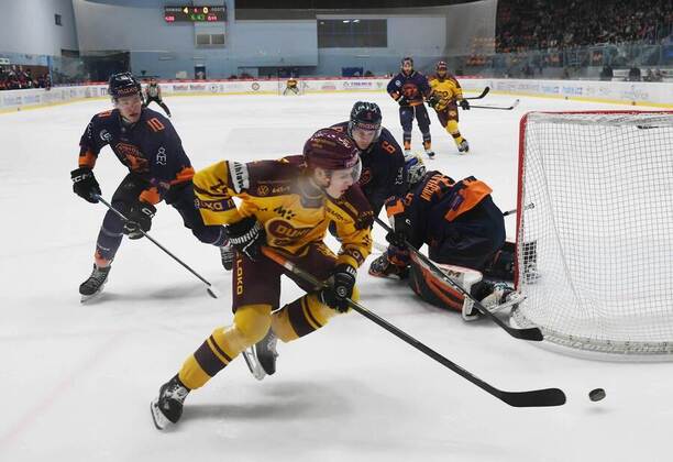 Hokejisté Dukly Jihlava vedli na zápasy proti Litoměřicím v&nbsp;semifinále už dvakrát