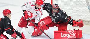 Třinecký Andrej Nestrašil před brankářem Škorvánkem