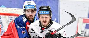 Peter Čerešňák vytlačuje z předbrankového prostoru Filipa Chlapíka