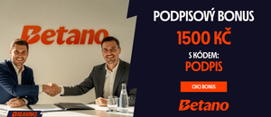 Betano bonus 1900 Kč: Získejte dnes, v sobotu 18. 4. 2026, speciální free bet po registraci s promo kódem PODPIS