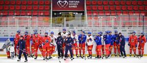 Trénink našeho národního hokejového týmu před Fortuna Hockey Games 2026