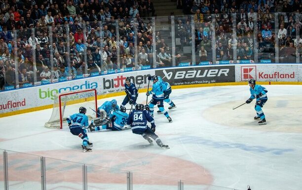Momentka z&nbsp;finálového zápasu Nitra vs. Slovan