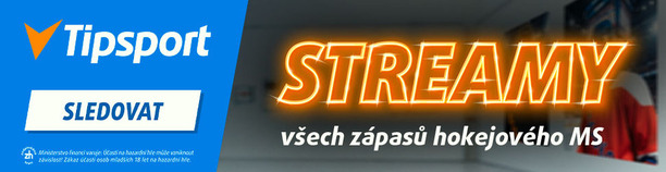 Vyzvedni si Tipsport bonus k&nbsp;MS 2026 a&nbsp;sleduj streamy všech zápasů Mistrovství světa v&nbsp;ledním hokeji 2026 ve Švýcarsku