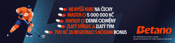 Využíjte akcí Betana k&nbsp;hokejovému MS