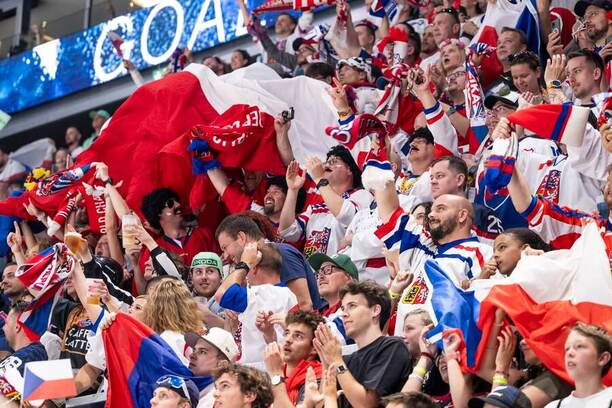 Atmosféra na MS v&nbsp;hokeji, radost českých fanoušků