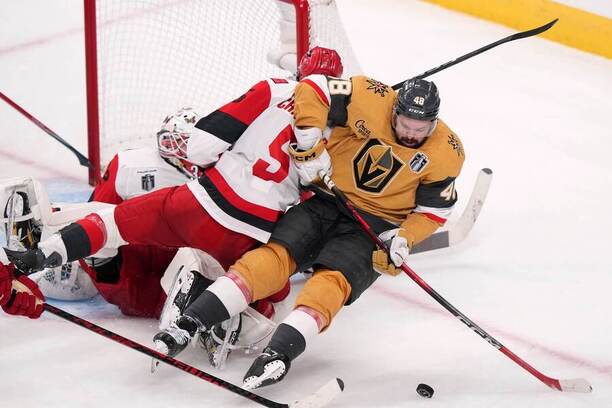 Tomáš Hertl ve 4.&nbsp;finále play-off NHL 2026 nebodoval, dnes jeho Vegas hrají v&nbsp;Carolině 5.&nbsp;utkání série o&nbsp;Stanley Cup.