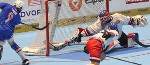Rozhodující moment finále Česko vs. USA, MS v hokejbale 2026