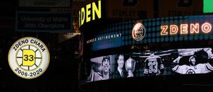 Vyřazení čísla 33 v bostonské TD Garden, právě s číslem 33 nastupoval Zdeno Chára
