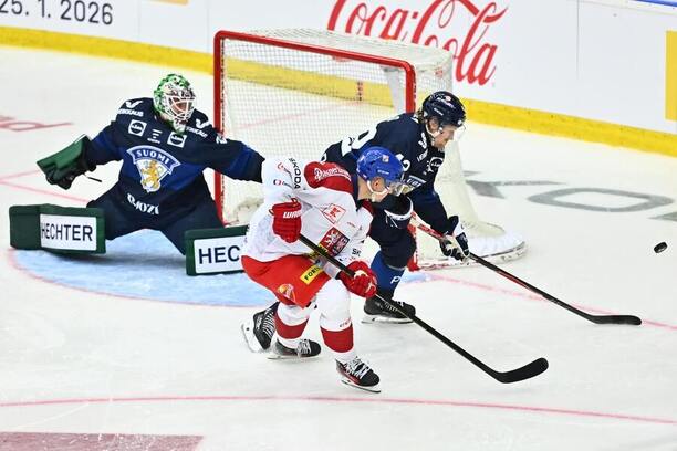 Roman Červenka v&nbsp;zápase Euro Hockey Tour proti Finsku