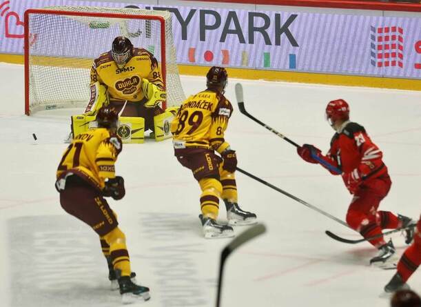 Jihlava ve třetím kole Maxa ligy hraje s&nbsp;pražskou Slavií