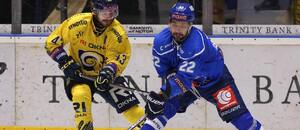 Petr Šenkeřík a Jakub Valský v posledním zápase mezi Zlínem a Táborem